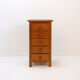 Chiffonnier / commode en bois massif avec 5 tiroirs