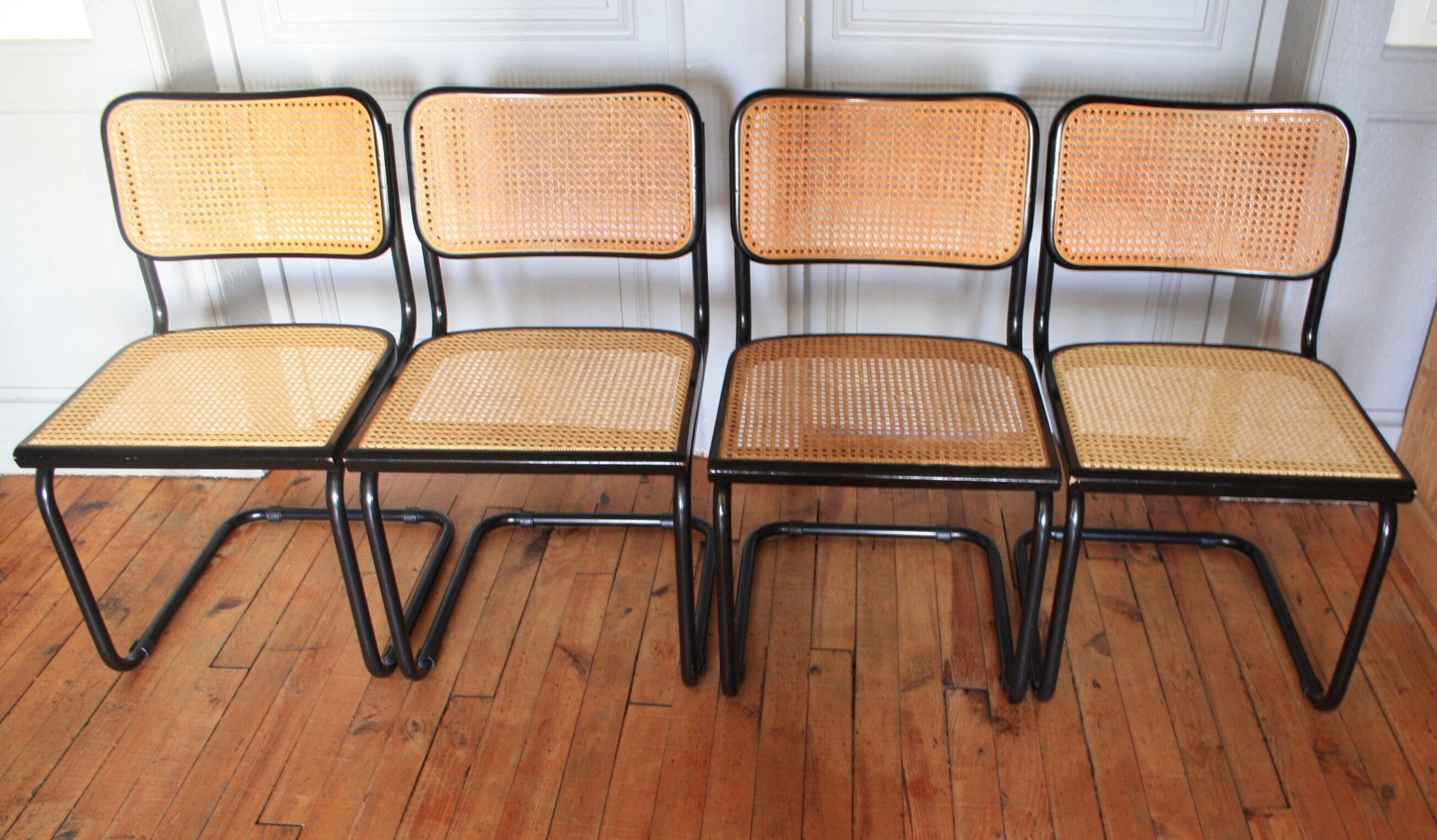 Cesca B32 chairs by Marcel Breuer