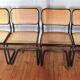 Chaises Cesca B32 cannées par Marcel Breuer