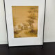 Lithographie originale de Bernard Charoy « vieille ferme »