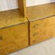 Gianluigi Gorgoni Display Unit 1970s  Fratelli Turi Bookshelf Glass Brass Briar Burl rizzo