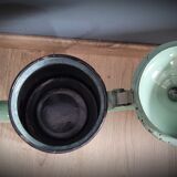 Light green enamelled coffee maker