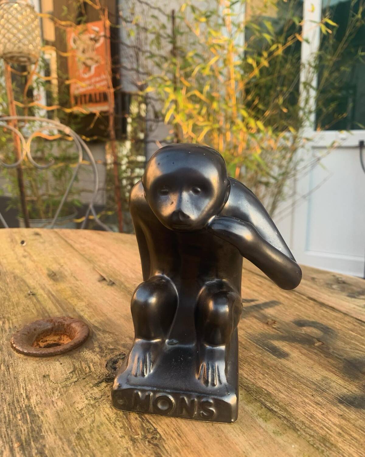 Ceramic monkey