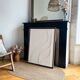 Tableau relief minimaliste blanc