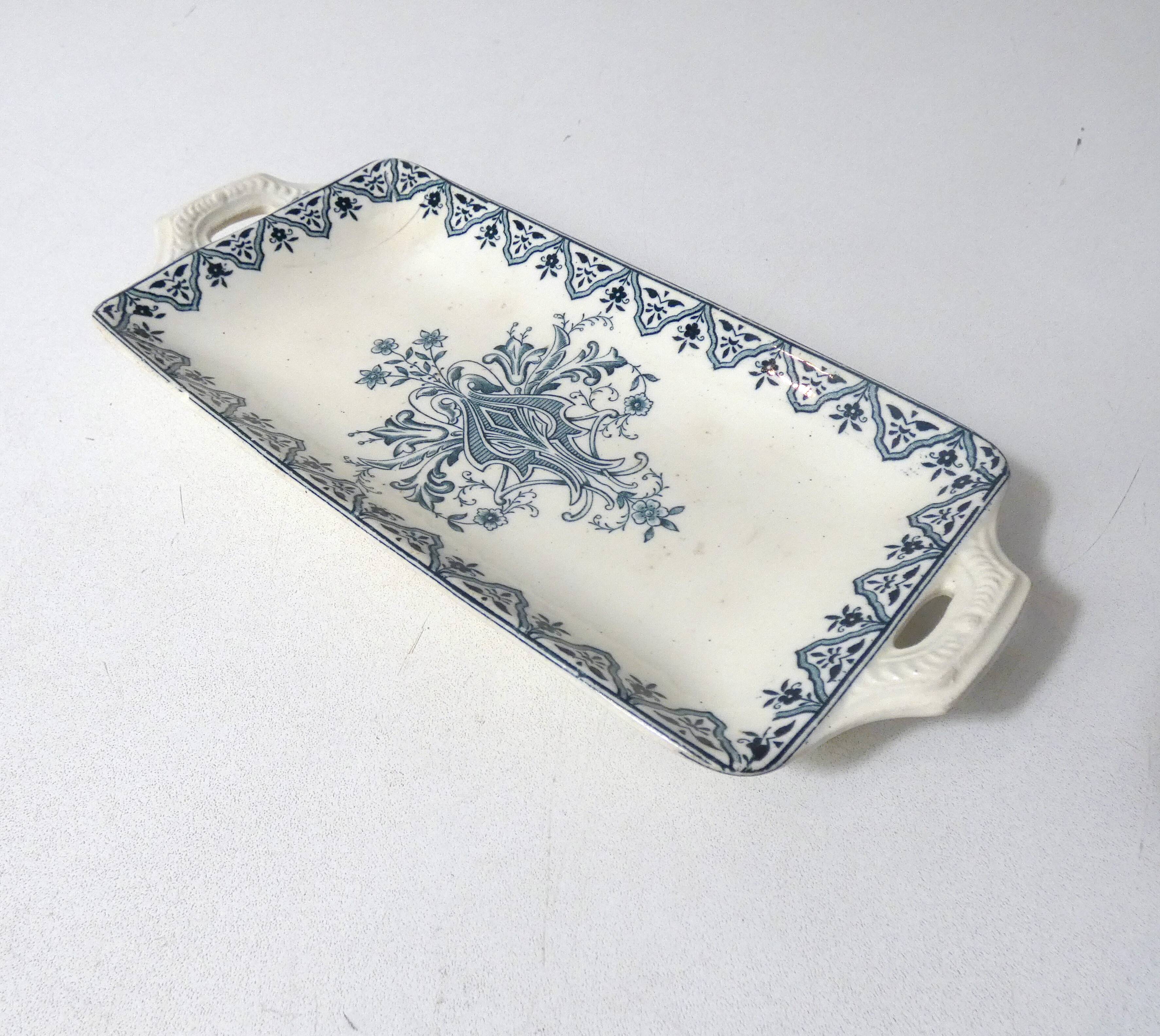 Iron earth tray alhambra salins art deco