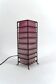 Modernist Glass Paste and Wrought Iron Table Lamp, Circa 1950-1960