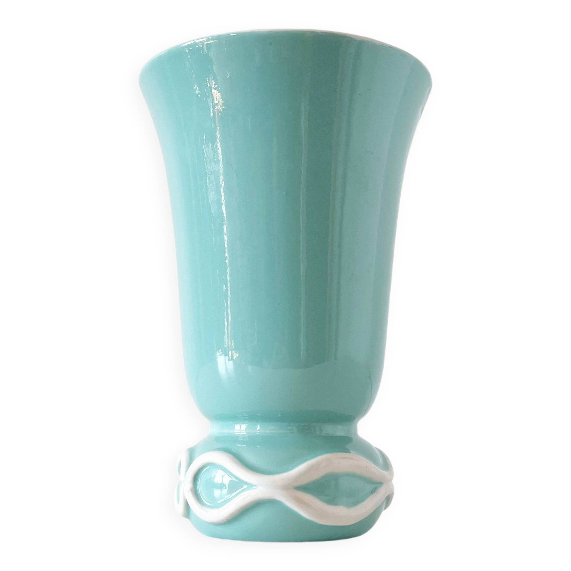 Saint Clement Art Deco Ceramic Vase 1940