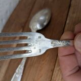 Ravinet d'Enfert silver plated fork and spoon set 84g