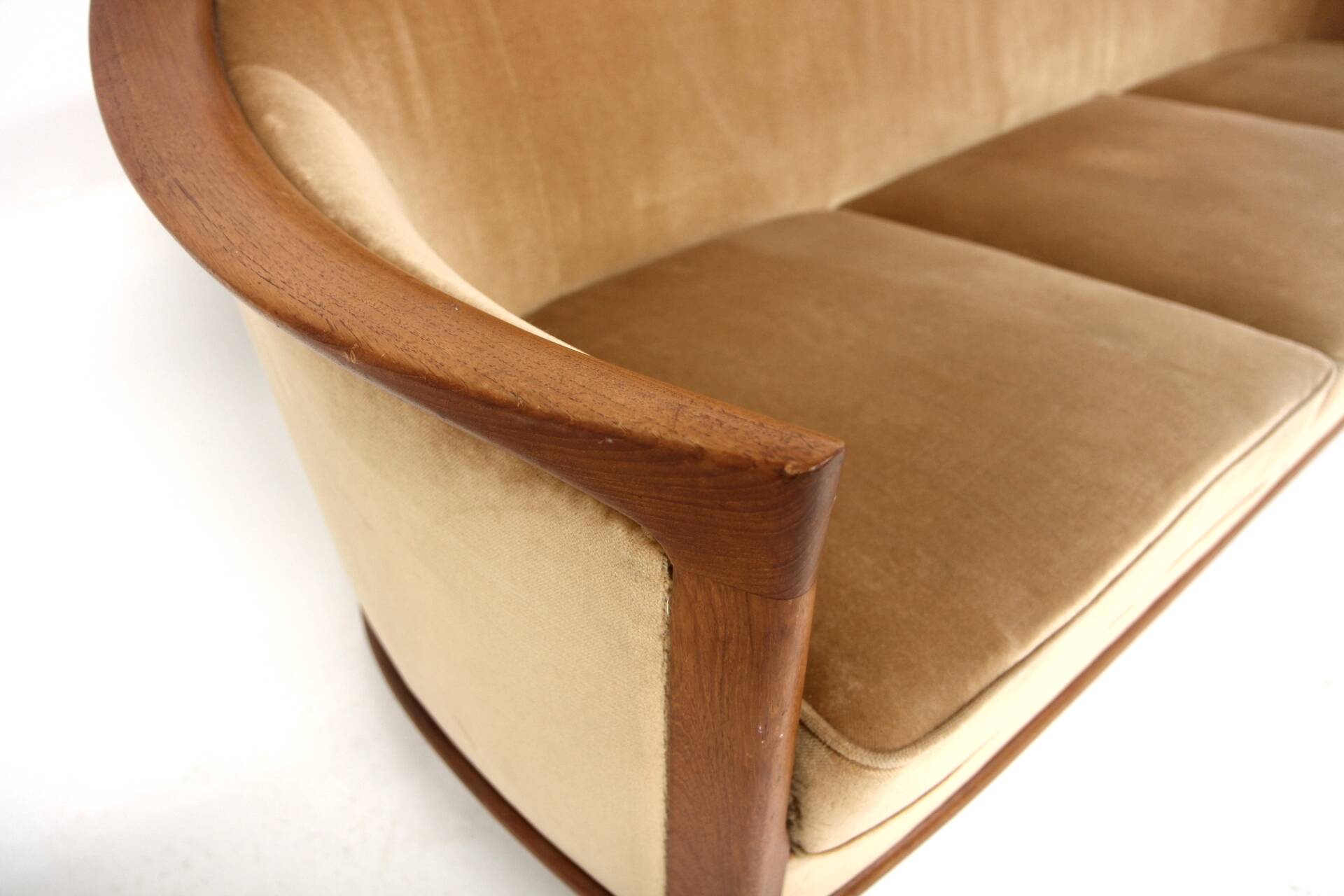 “Fabiola” velvet sofa, Bröderna Andersson, Sweden, 1960