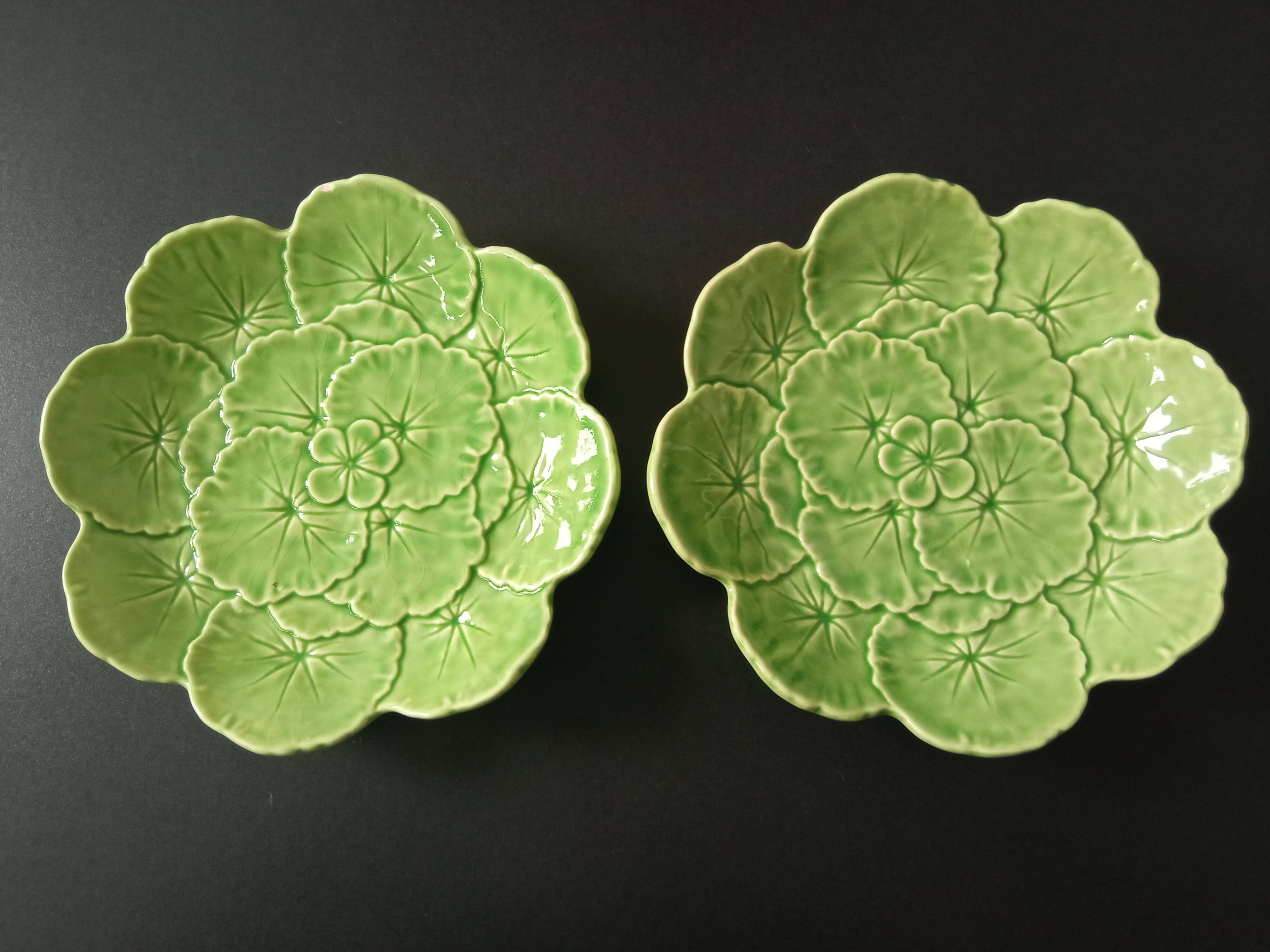 2 lovely earthenware plates