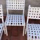 Suite de 7 chaises tressées triconfort vintage