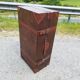 Furniture trunk wood coffee table shelves library suitcase