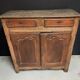 Buffet ancien XVIII Louis XV bois massif art populaire campagne enfilade meuble