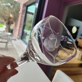 Set of 6 stemmed glasses