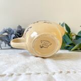 Vintage K&G Luneville "Flore" porcelain sauceboat 1950s small blue flowers