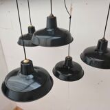 Set of 5 hanging lamps