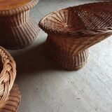Vintage wicker living room set