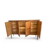 Mid-century modern Italian rosewood sideboard