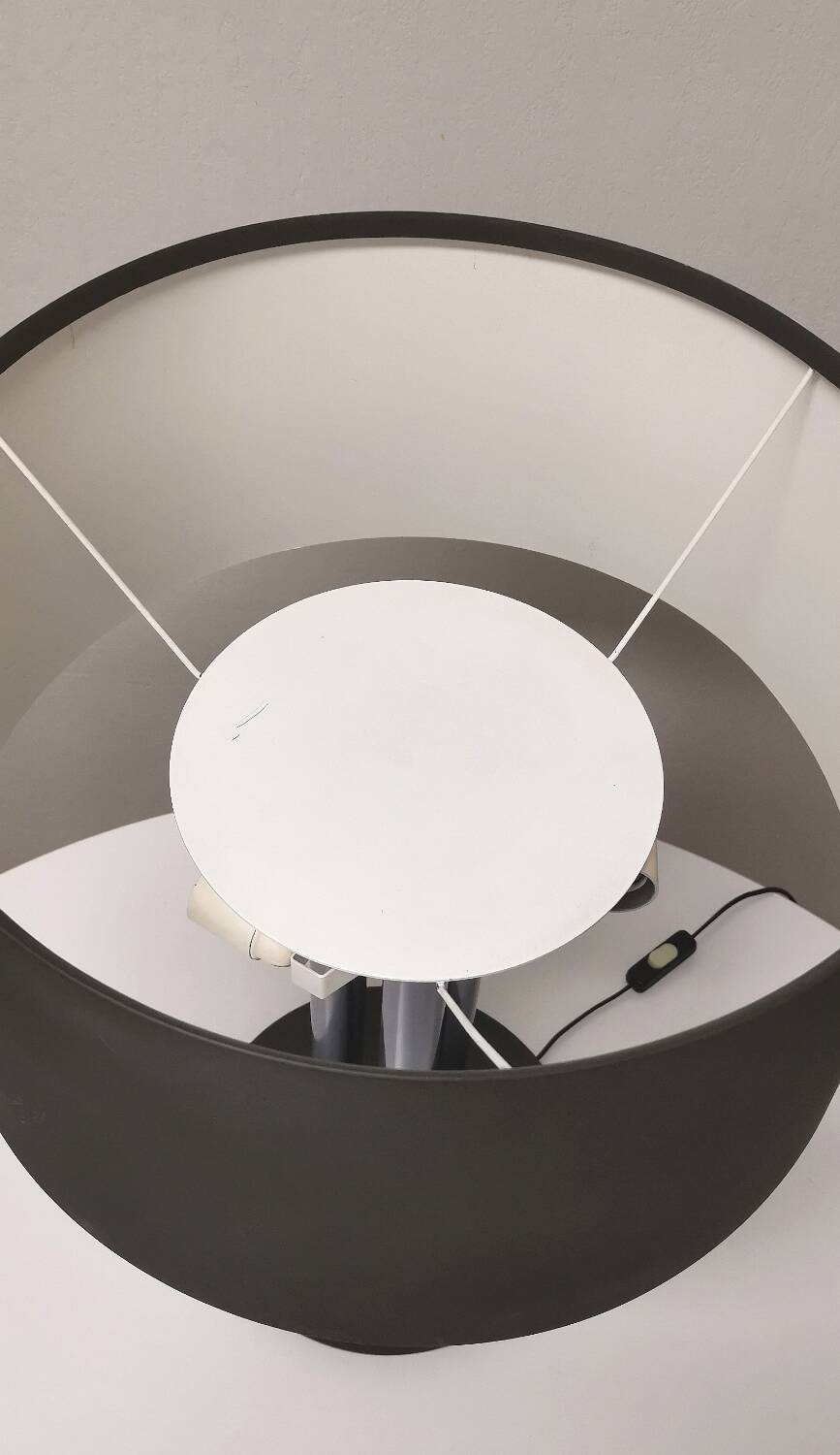 Rare lampe 10589 design Michel Boyer, édition Verre Lumière