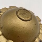 Zodiac cup ashtray in solid brass