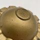 Zodiac cup ashtray in solid brass