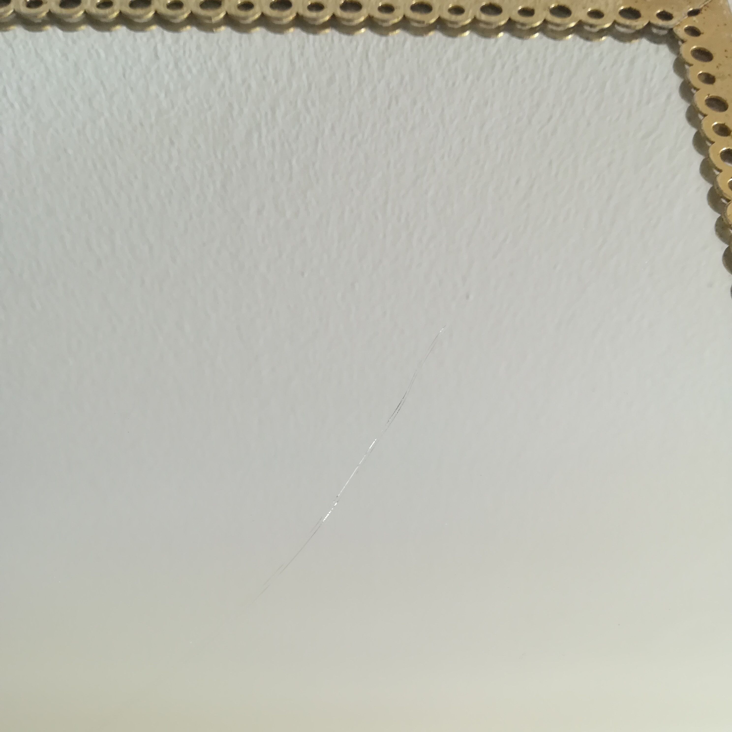 Golden mirror 40x61cm