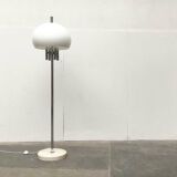 Italian space-style floor lamp from the 1960s with a stone base.