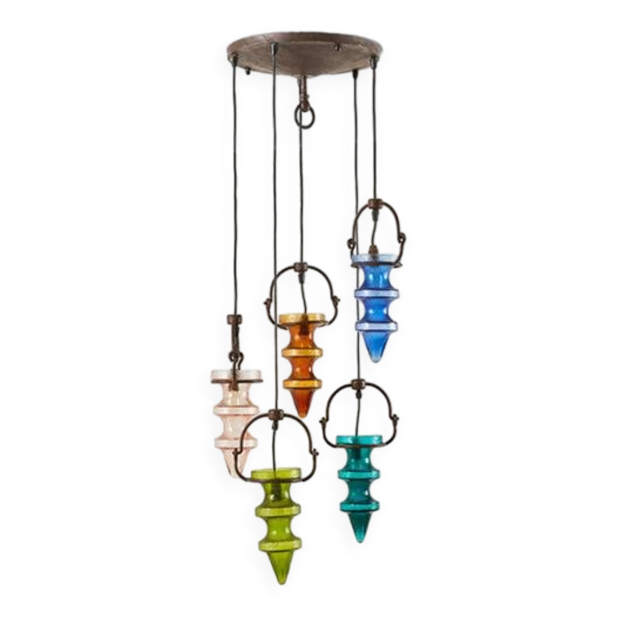 Lustre "Stalactite" de Nanny Still pour Massive & Val Saint Lambert 1960