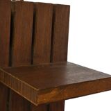 étagère murale vintage support à plantes, décoration bois de chêne