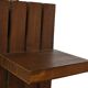 vintage wall shelf plant support, decoration oak wood
