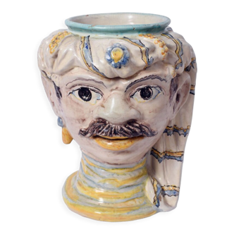 Ceramic Moor vase, 1970s