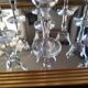 12 antique cut glass glasses – classic style – 50s/60s