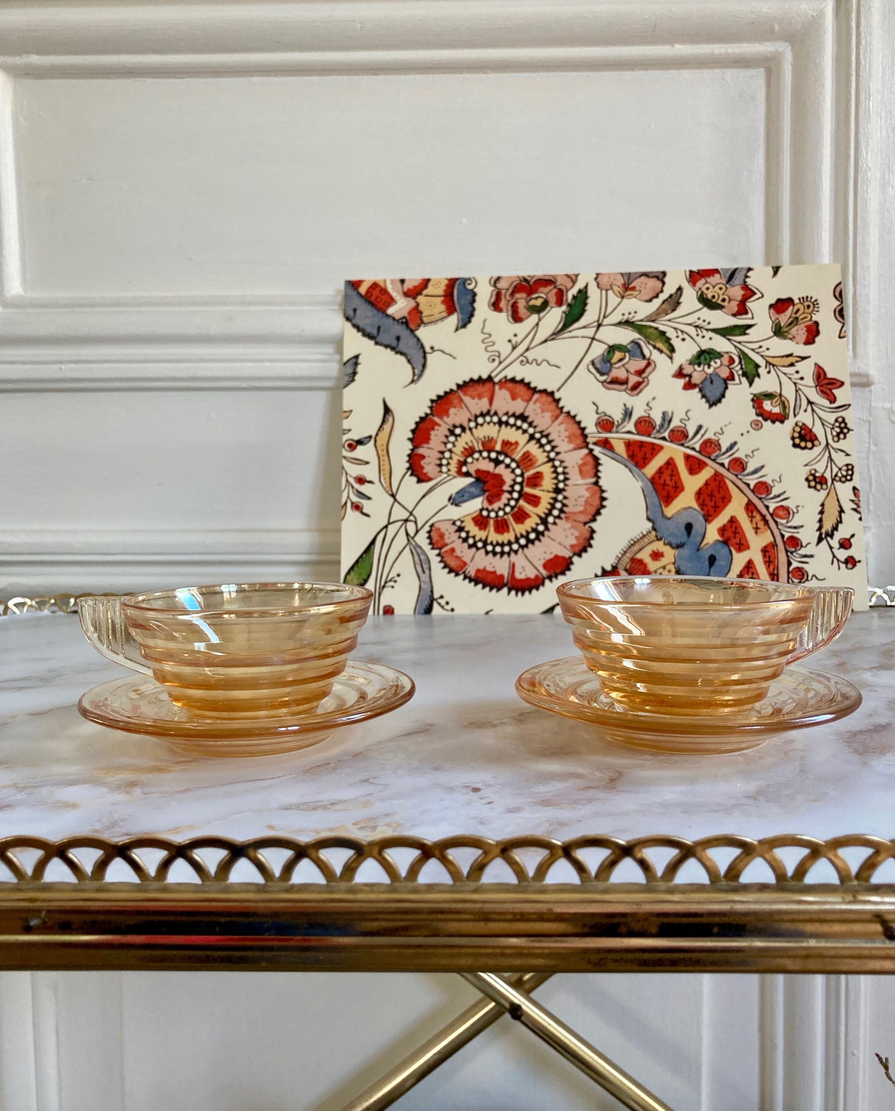 Coffee cups and saucers