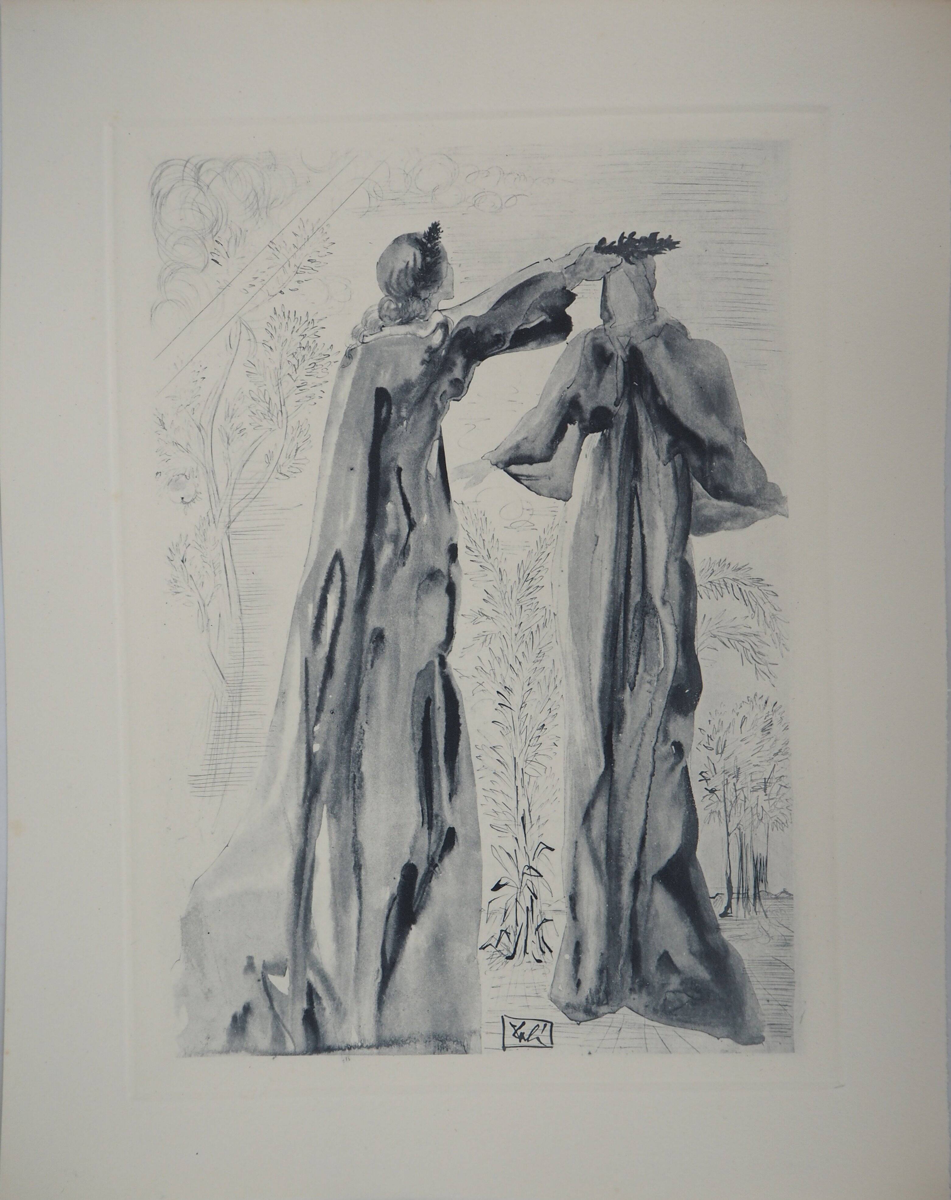 Salvador Dali: The Last Words of Virgil, signed engraving
