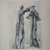 Salvador Dali: The Last Words of Virgil, signed engraving