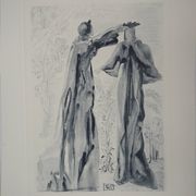 Salvador Dali: The Last Words of Virgil, signed engraving