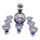 Purple crystal liqueur set