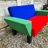 Westside bench and 2 armchairs by Ettore Sottsass for Knoll International, 1983