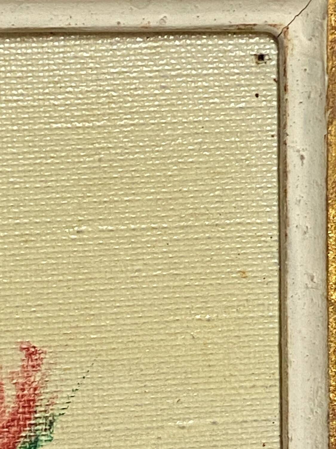 Oil on canvas, still life, F. Rembert