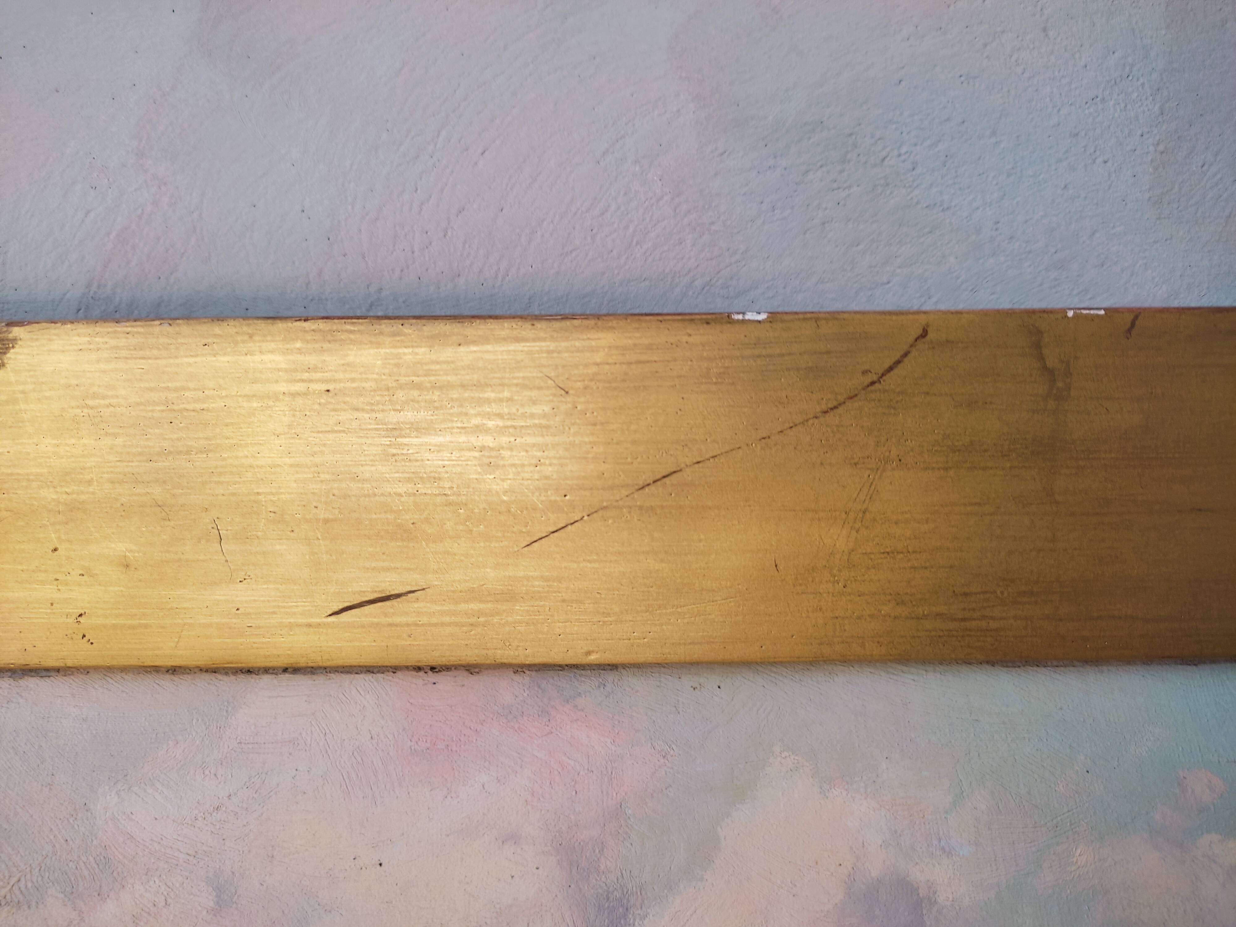 Oil on canvas orientalist landscape