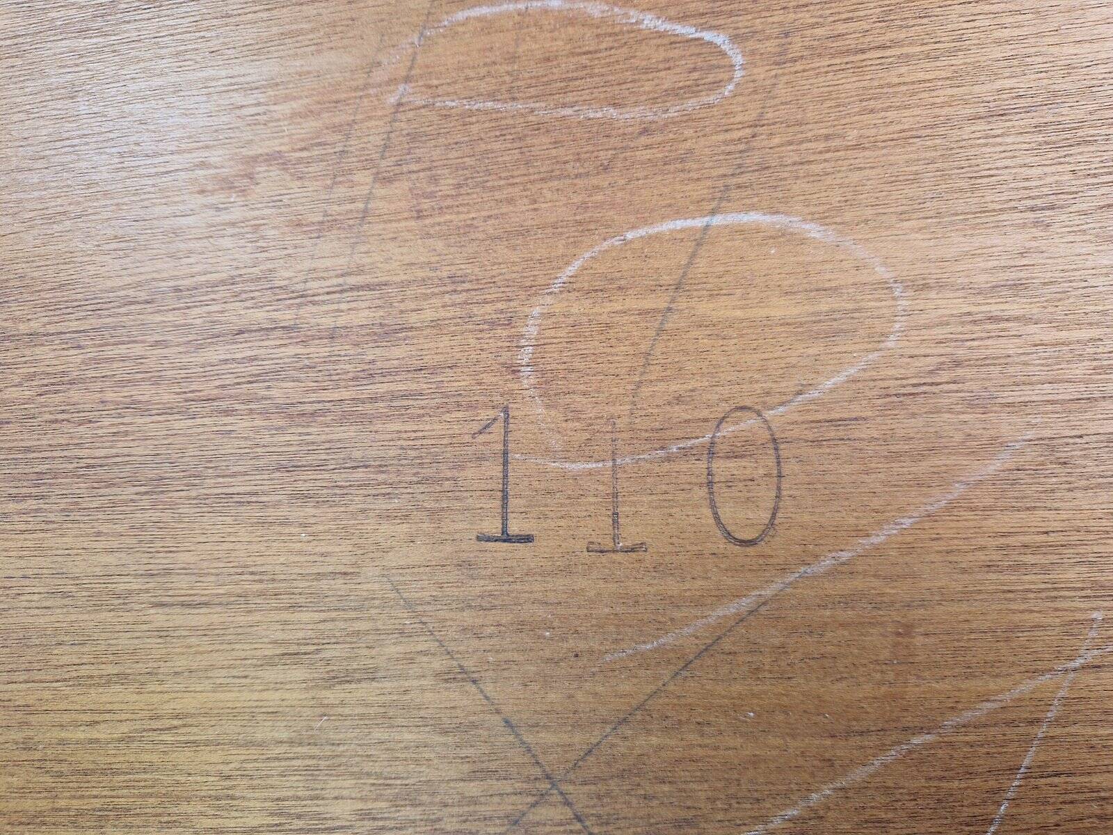 Table d'appoint en teck de HM Møbel, Danemark, années 1960.
