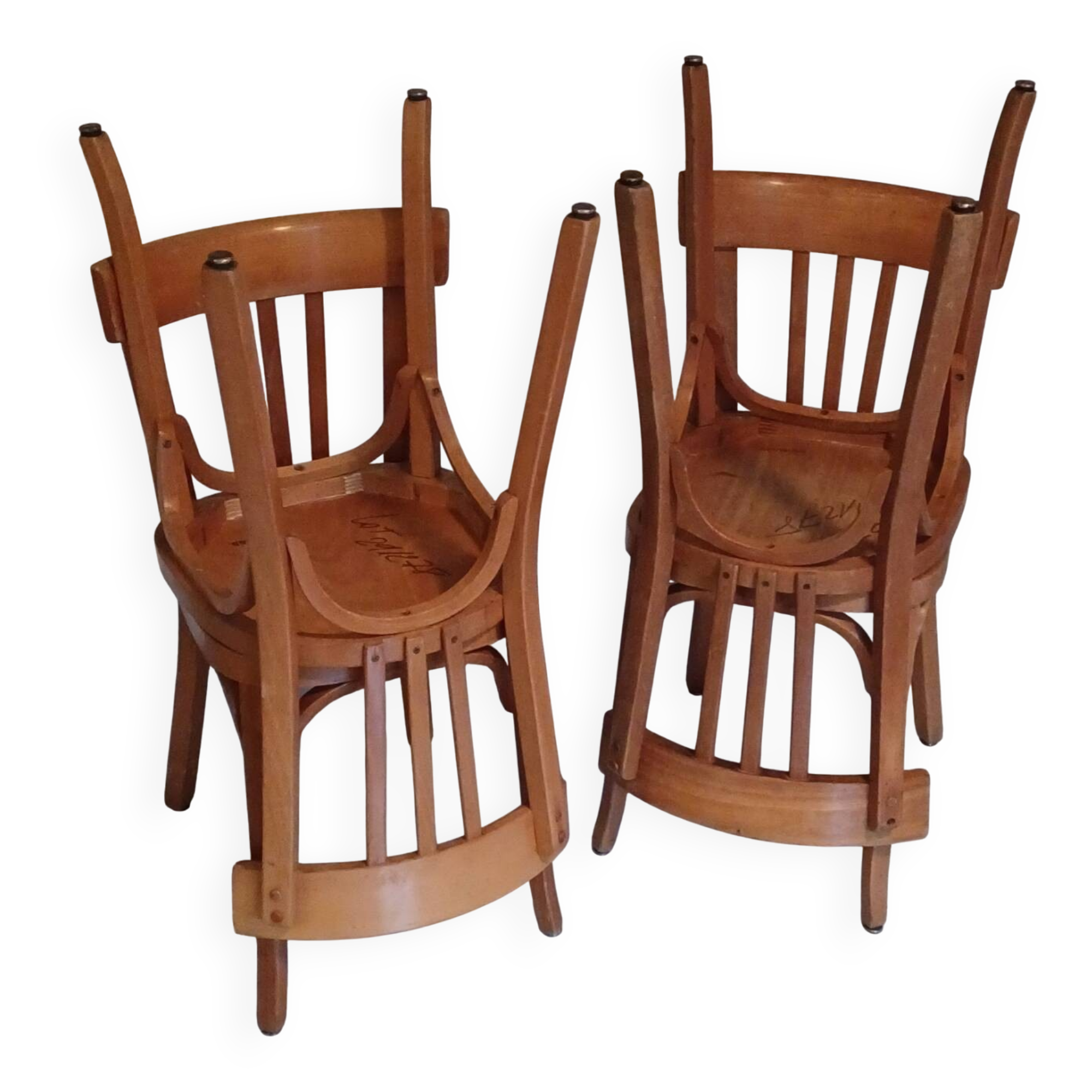 Set of 4 Baumann bistro chairs
