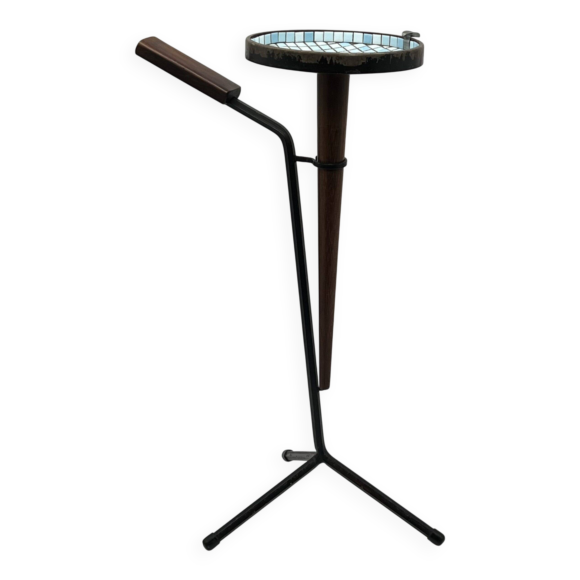 Floor ashtray "Blue Mosaic", 1950s
