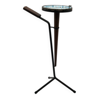 Floor ashtray "Blue Mosaic", 1950s