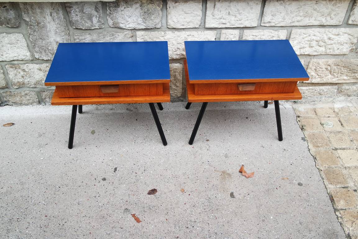 Duo of bedside tables