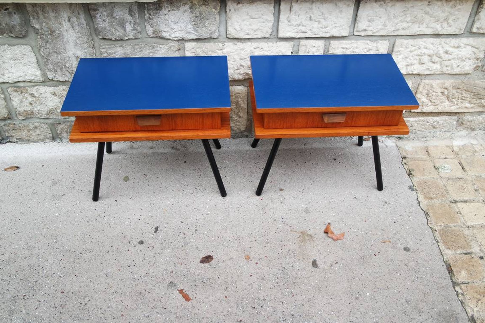 Duo of bedside tables