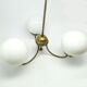 Chandelier with glass globes, Czechoslovakia, 1930s
