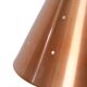 Mid-century cone pendant lamp / copper / aluminium / Danish modern design / 1960s