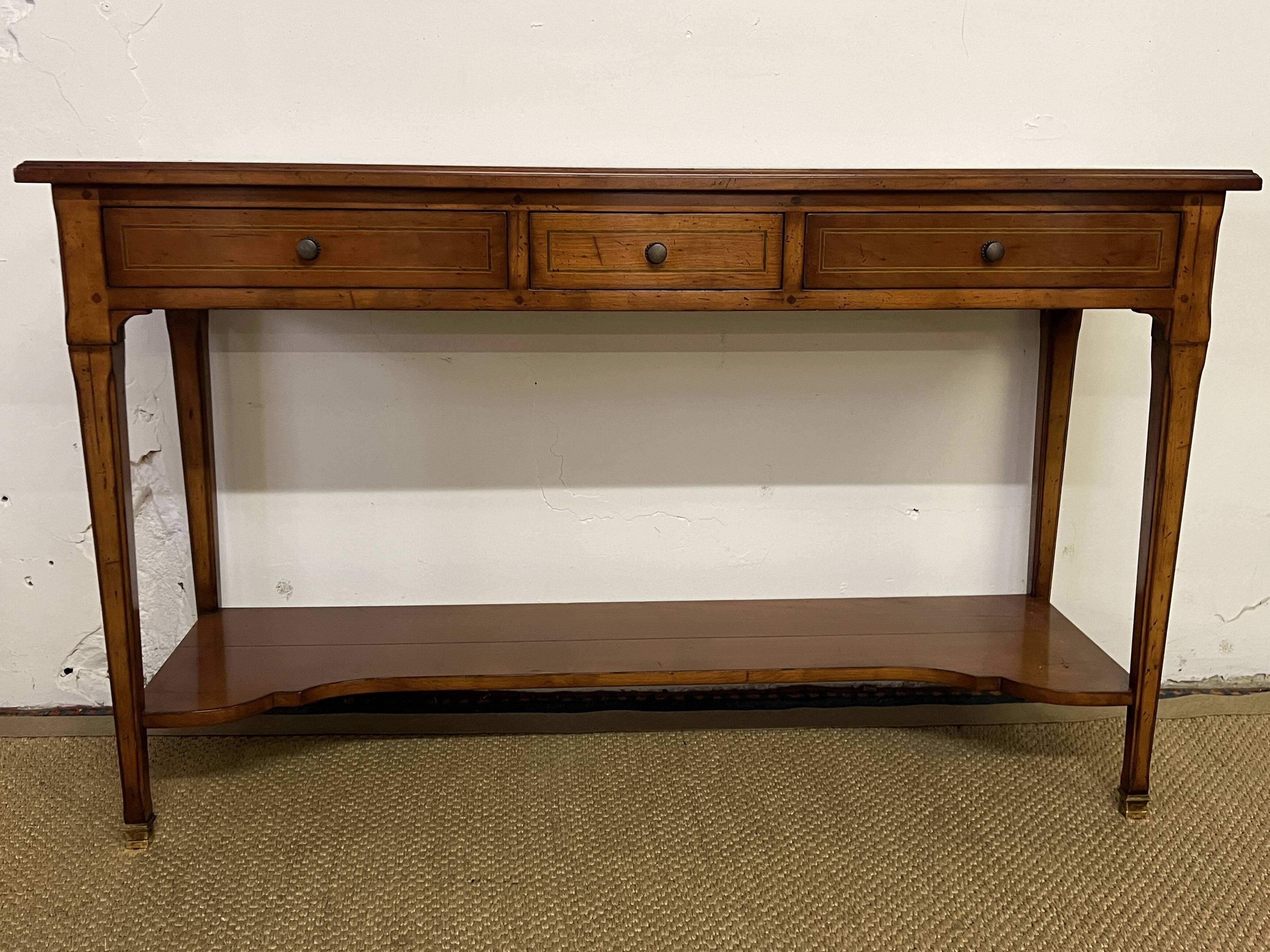 Console / server in Louis XV style cherry wood