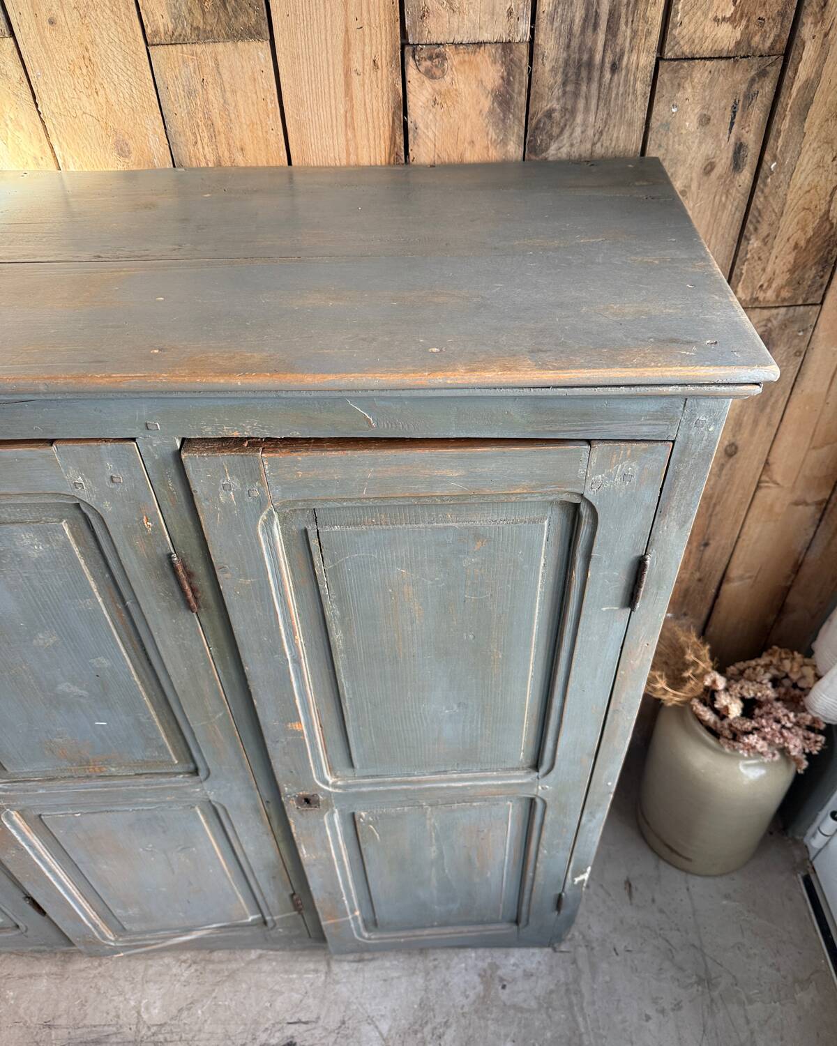 Old three-door workshop cabinet (renovated)